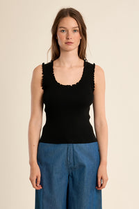 EF1577EP-molly-bracken-ruffle-trim-knit-tank-top-in-black-1