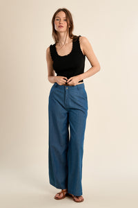 EF1577EP-molly-bracken-ruffle-trim-knit-tank-top-in-black-1