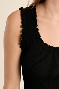 EF1577EP-molly-bracken-ruffle-trim-knit-tank-top-in-black-1