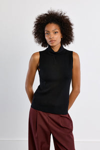EL926EN-Molly-Bracken-thin-turtleneck-knit-sweater-black-1