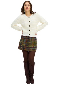 Rosie Skirt in Navy/Gold