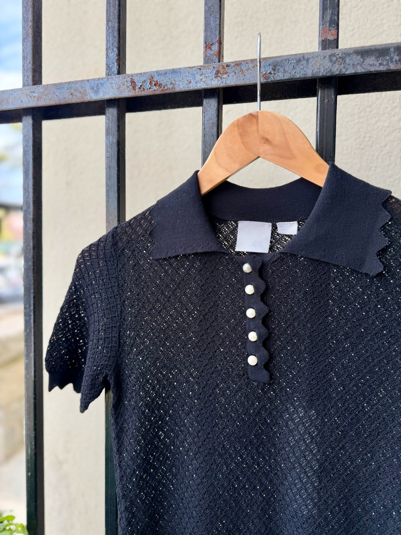 Knit Top in Black
