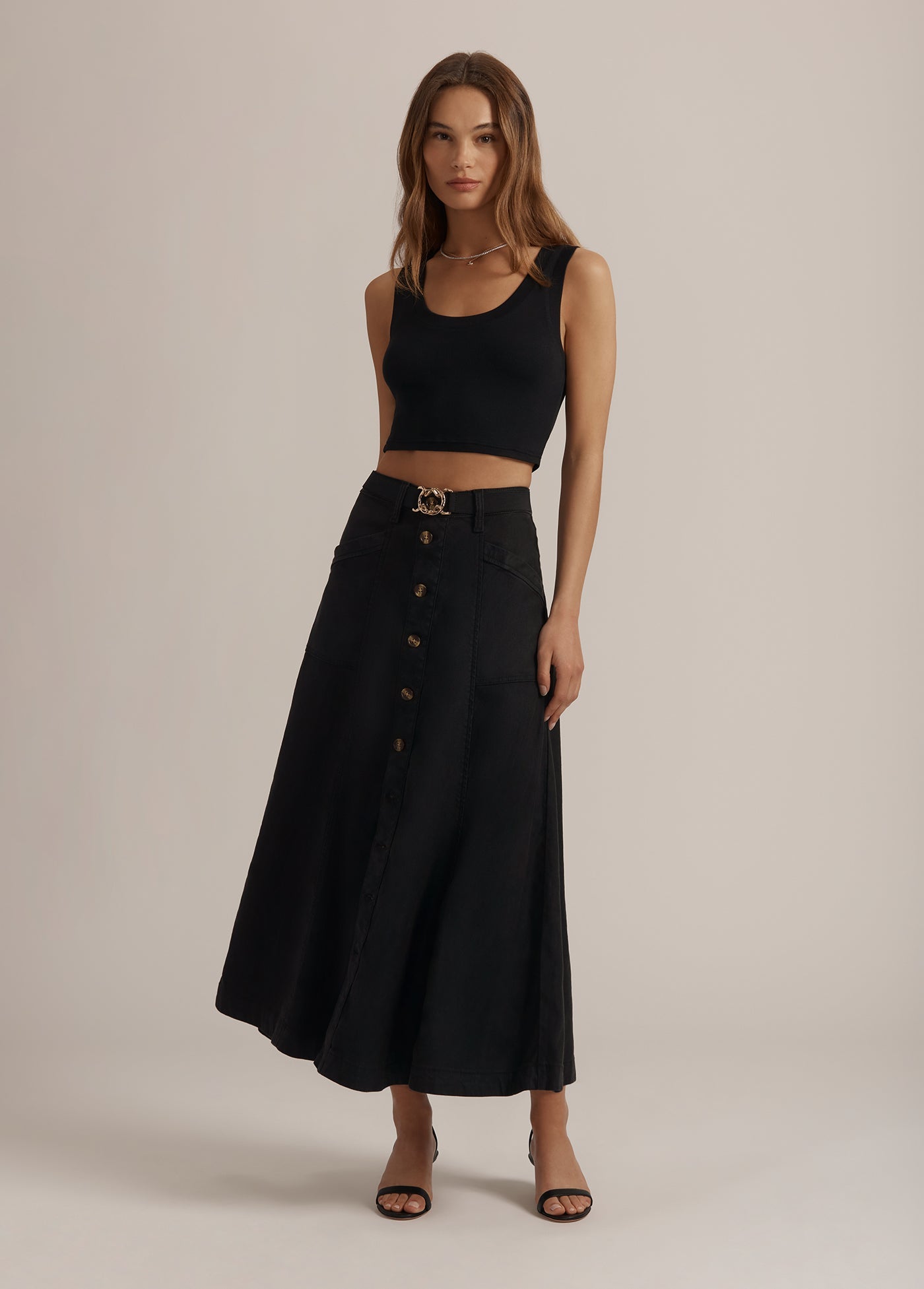 FGH7JB9529-favorite-daughter-lila-skirt-button-detail-belt-black-1