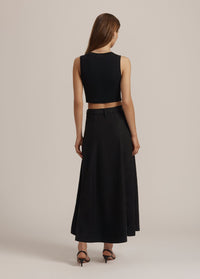 FGH7JB9529-favorite-daughter-lila-skirt-button-detail-belt-black-1