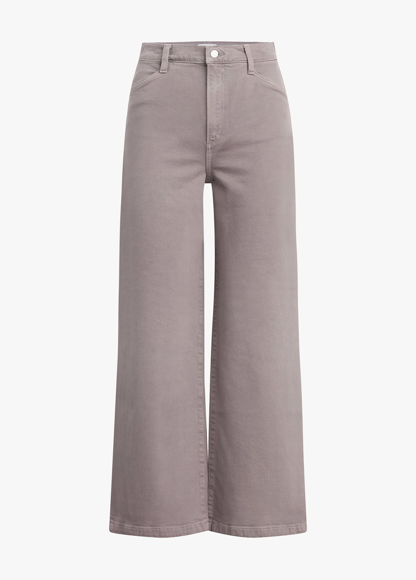 Favorite Daughter Mischa High Rise Wide Leg Jeans in Soft Taupe