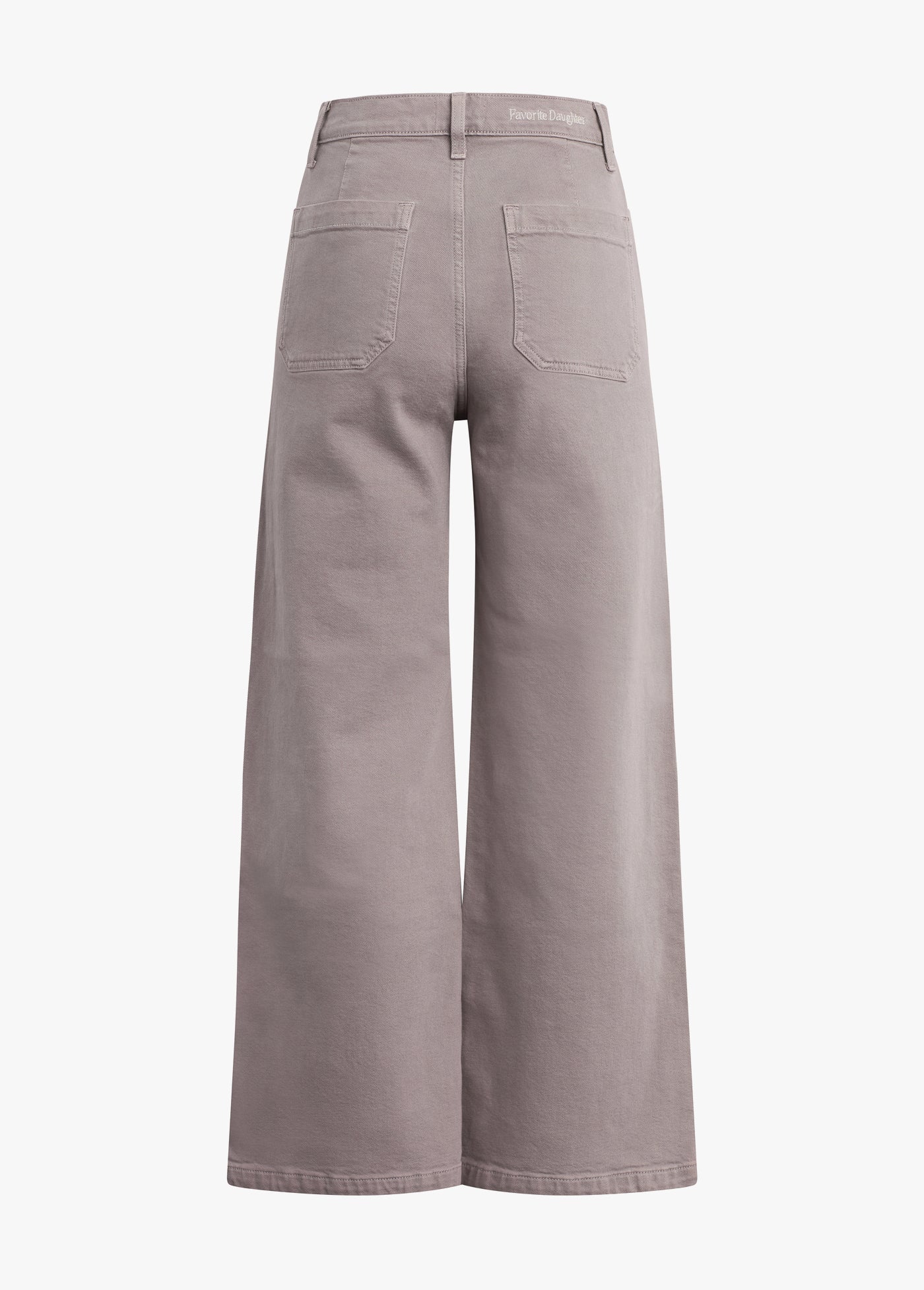Favorite Daughter Mischa High Rise Wide Leg Jeans in Soft Taupe