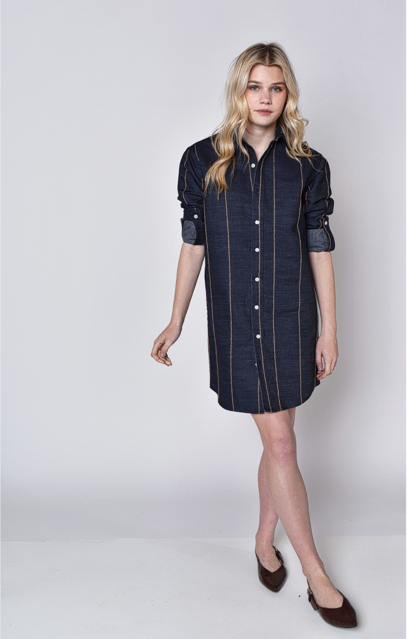 GFD-DENSTBR-emily-phillips-button-down-mini-dress-in-denim-brown-stripe-1