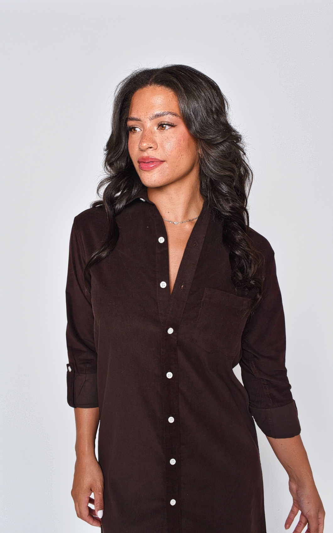 GFLD-BCBRN-Emily-Phillips-babycord-midi-dress-chocolate-brown-1