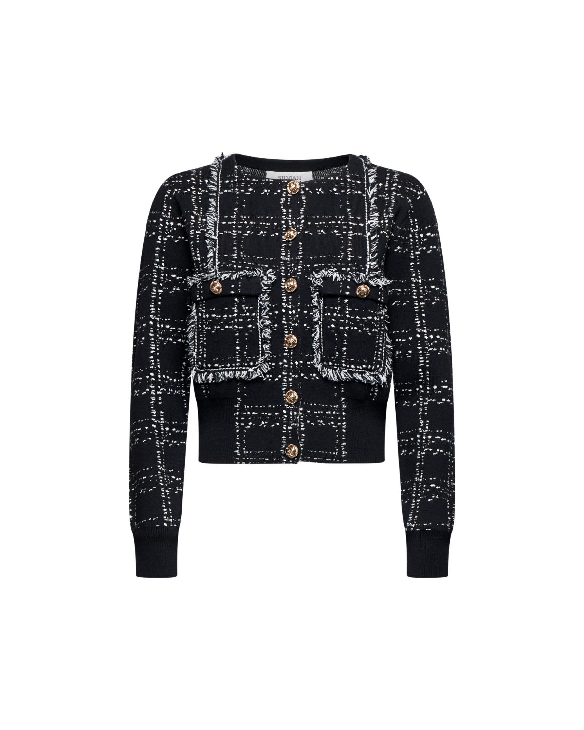 GPA25046CD-gold-button-cardigan-in-black-and-white-1