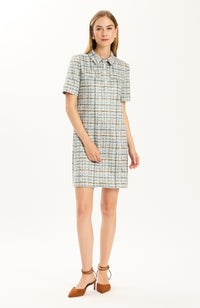 Casey Dress in Midnight/Ice/Smoke
