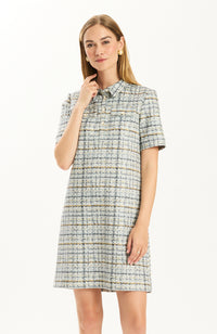 Casey Dress in Midnight/Ice/Smoke