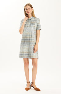 Casey Dress in Midnight/Ice/Smoke