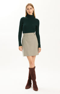 Twiggy Skirt in Iced Coffee