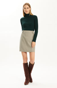 Twiggy Skirt in Iced Coffee