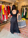 Double Caracol Dress in Black