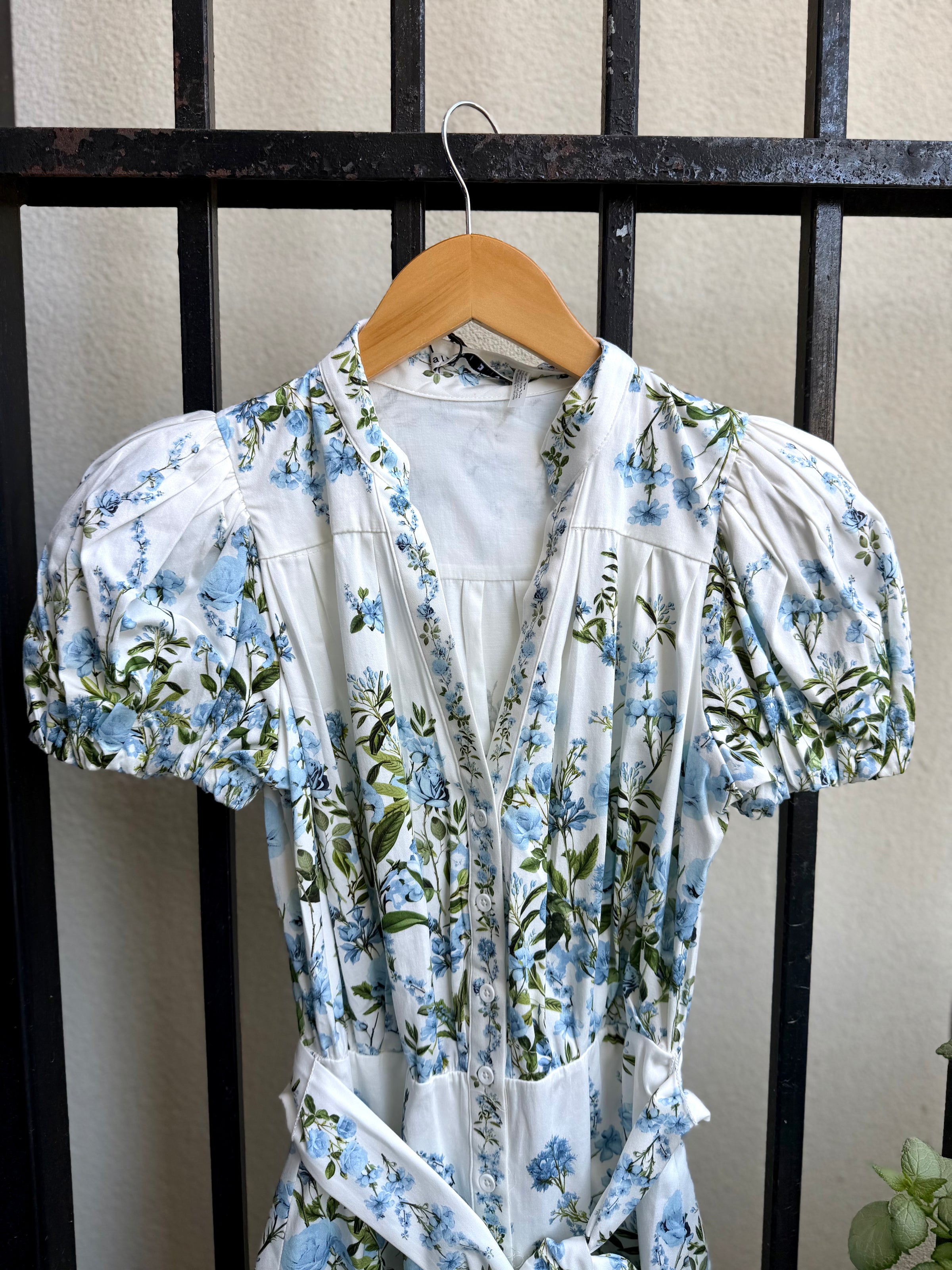 Cora Shirt Dress in Fresh Air Carolina Blue