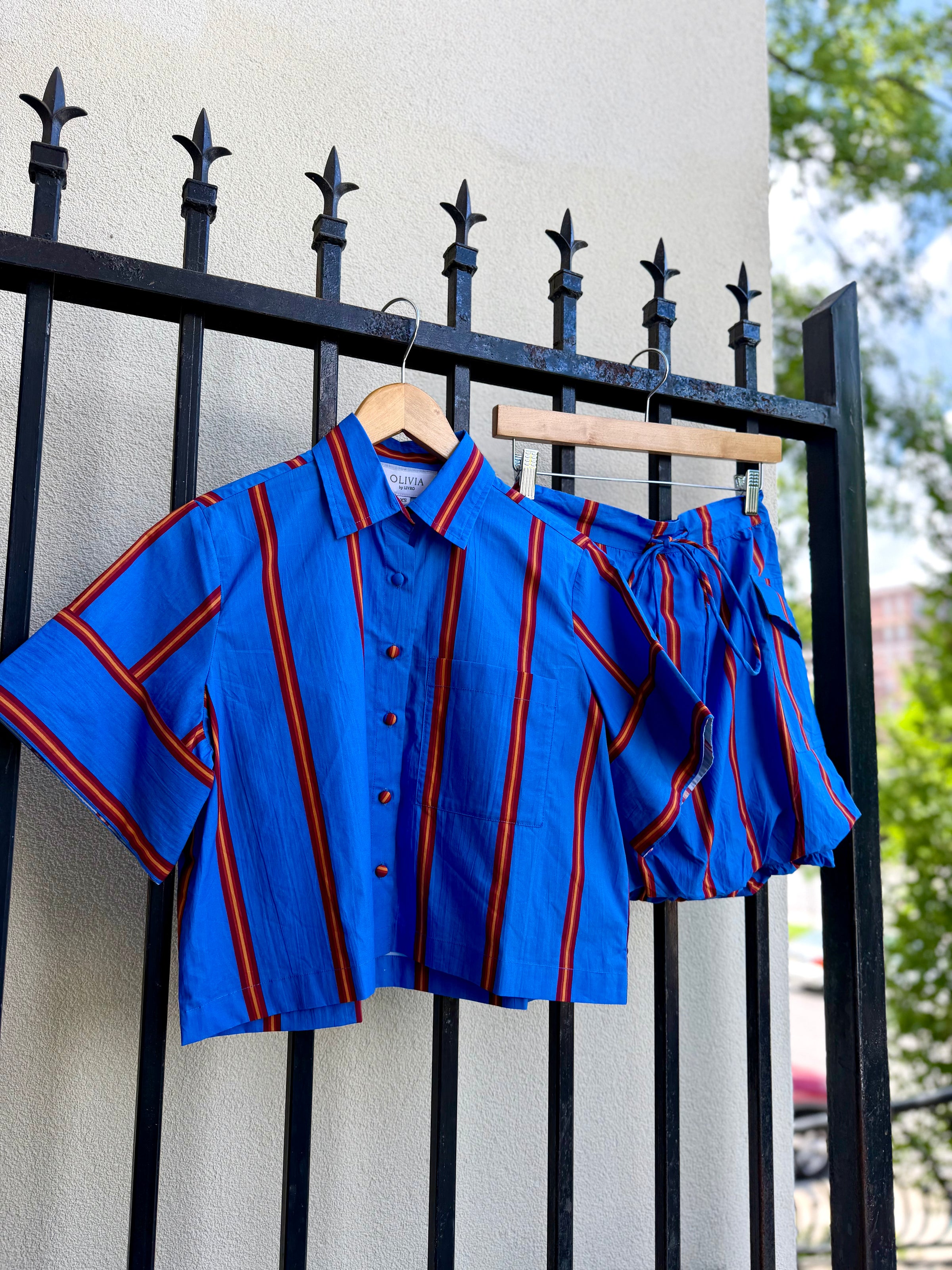 Kyle Shirt in Ledger Stripe