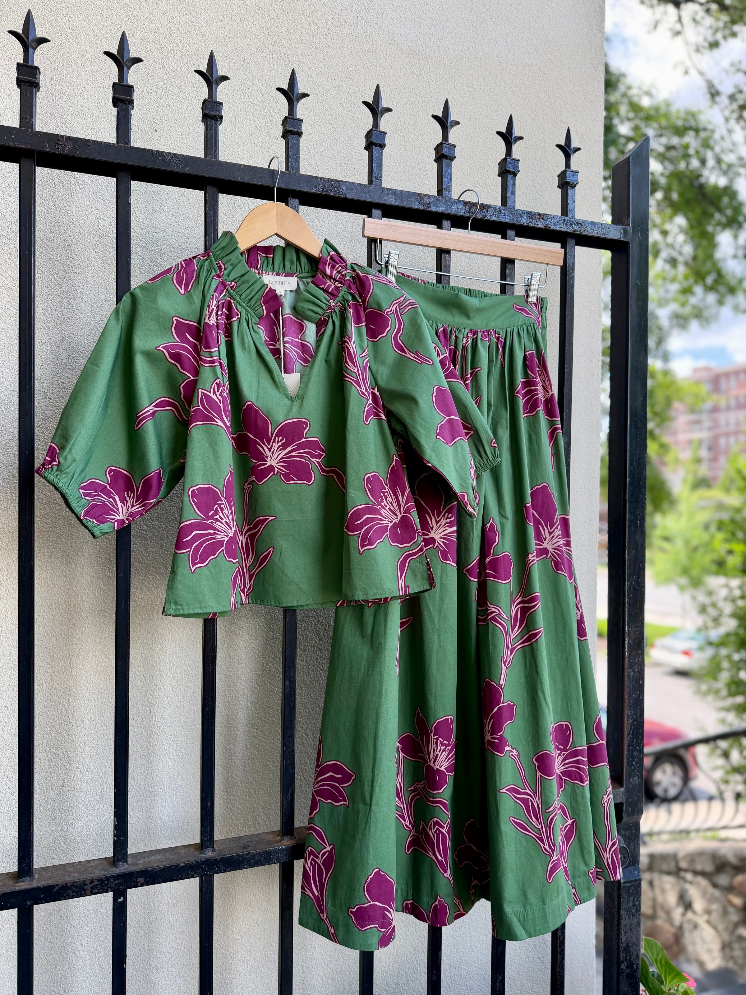Trish Top in Verde Orchid