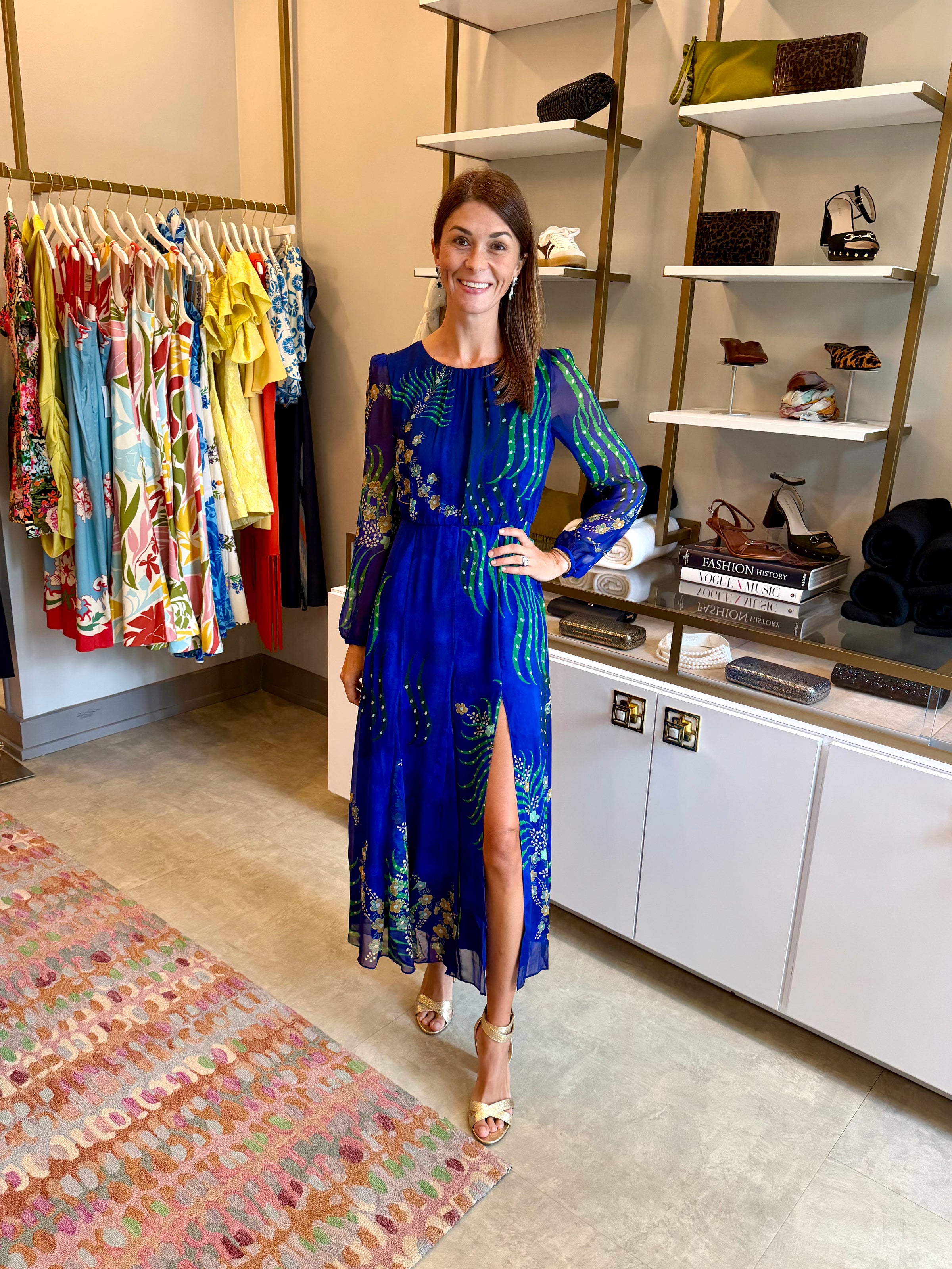 Jasmina-B Dress in Palm River