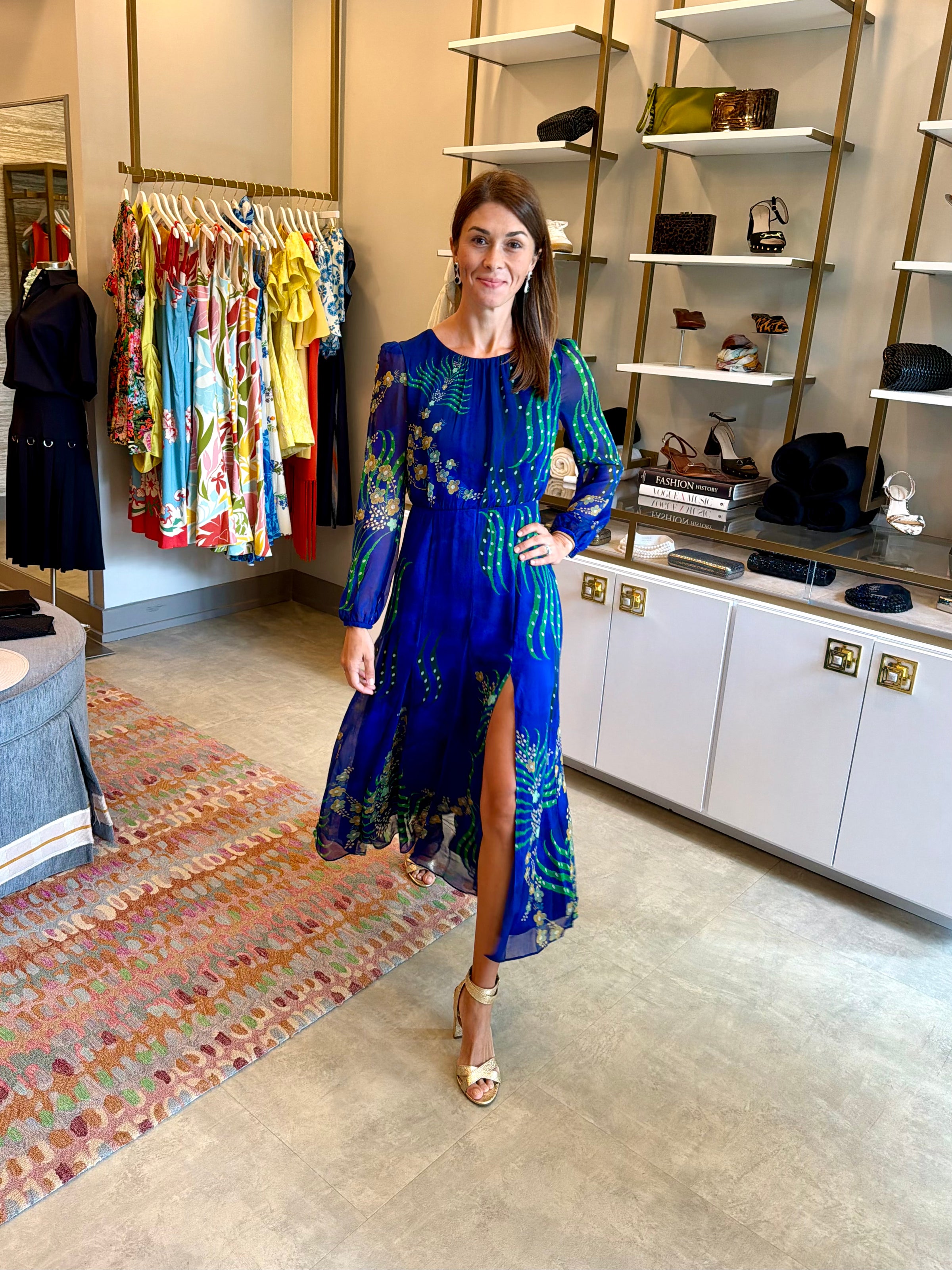 Jasmina-B Dress in Palm River