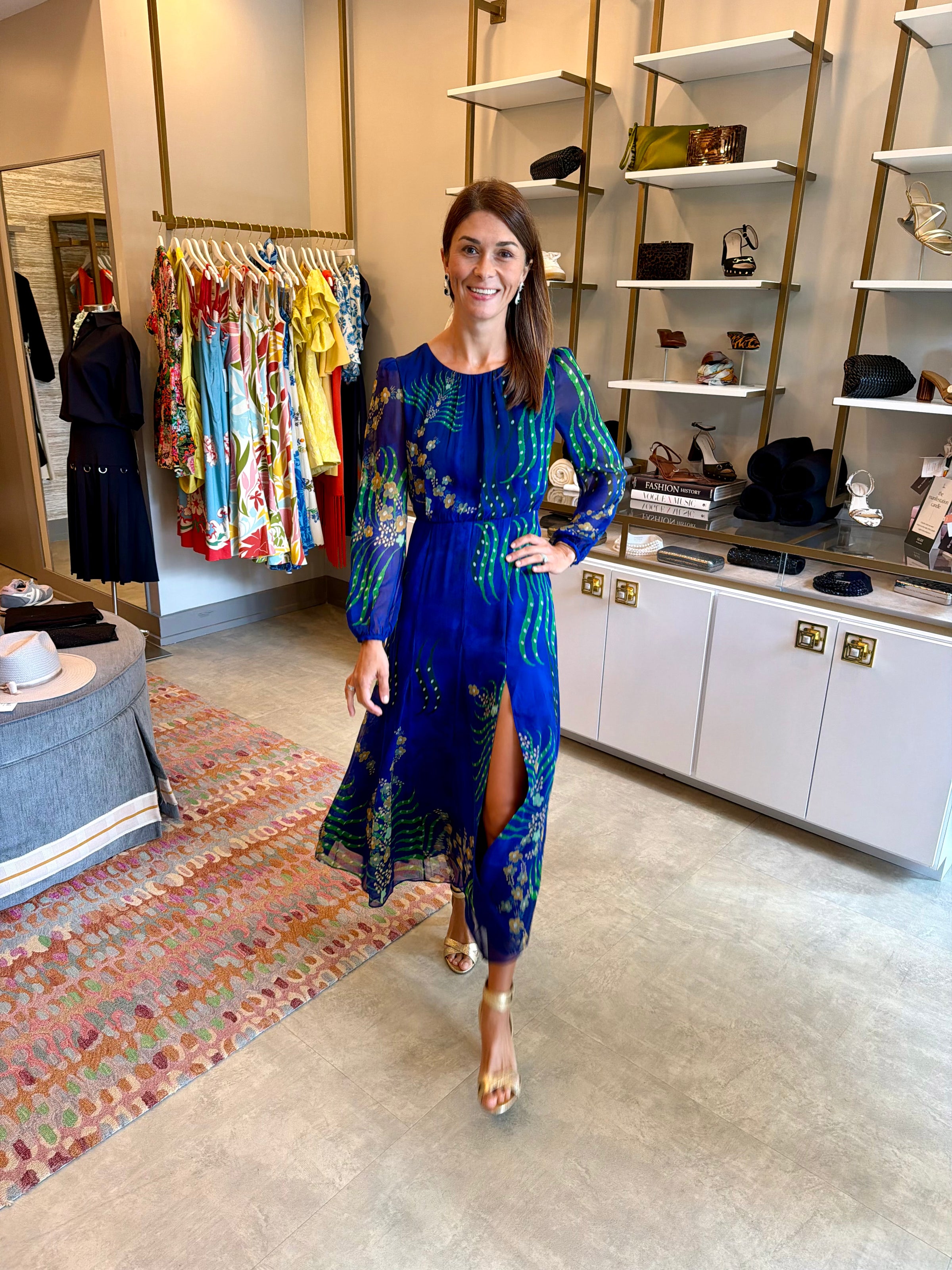 Jasmina-B Dress in Palm River