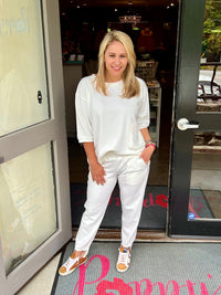 Katie Pant in White *FINAL SALE*
