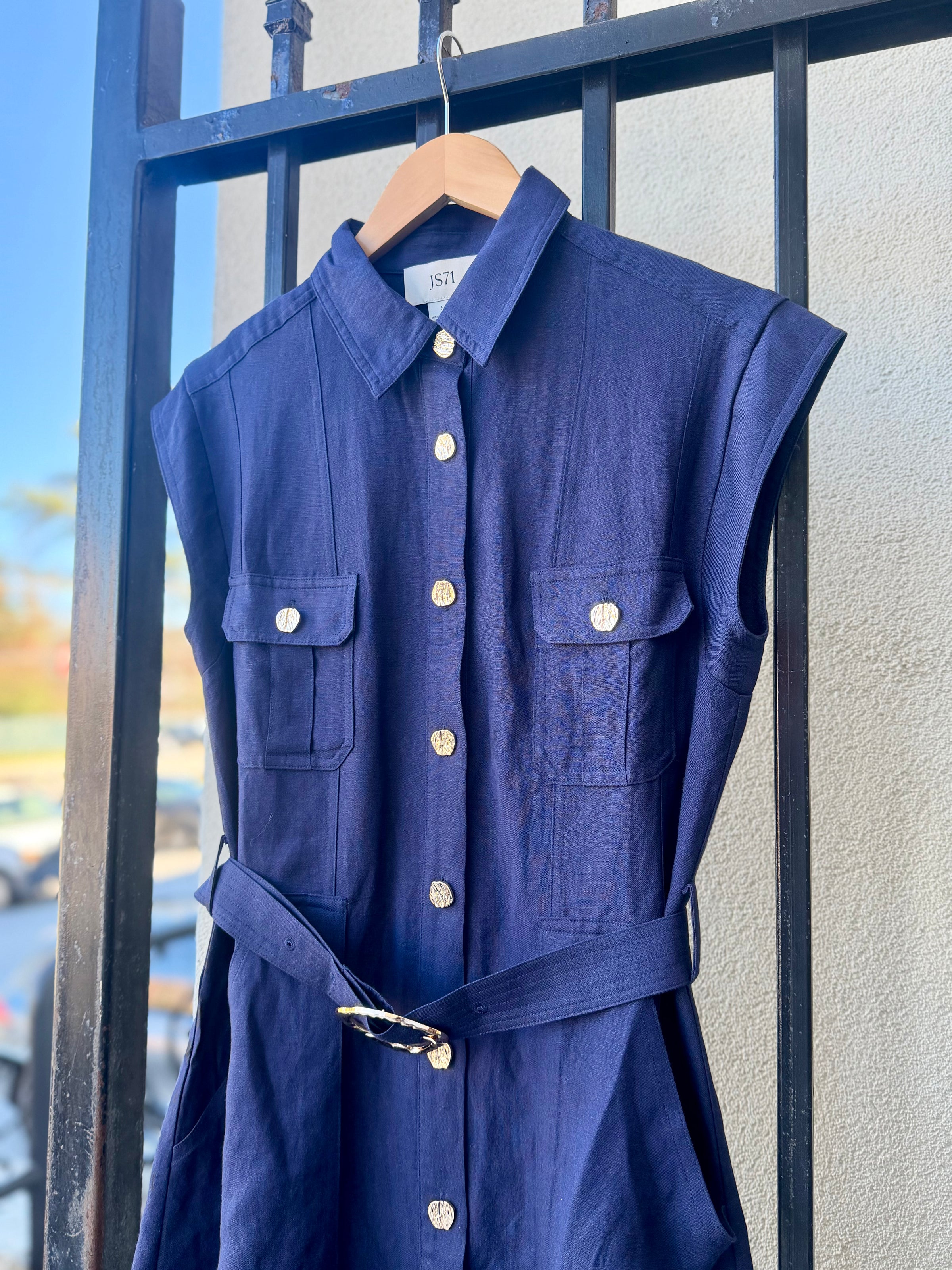 JS71 Helsa Linen Blend Maxi Dress in Navy – Poppy's of Atlanta JS71 Helsa Linen Blend Maxi Dress in Navy – Poppy's of Atlanta