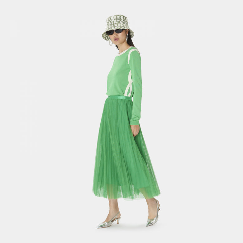Juliet Tulle Skirt in Green