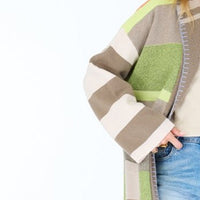 Shawl Collar Duster in Multi