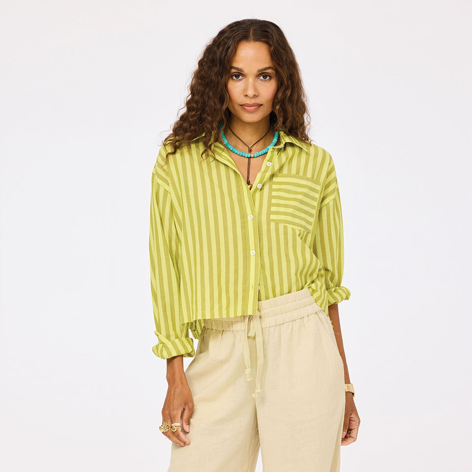KR262-2233-kerri-rosenthal-tia-faded-stripe-shirt-in-cactus-dark-citron-1