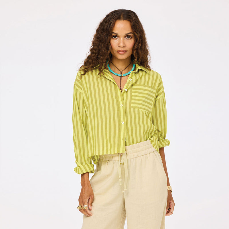 KR262-2233-kerri-rosenthal-tia-faded-stripe-shirt-in-cactus-dark-citron-1