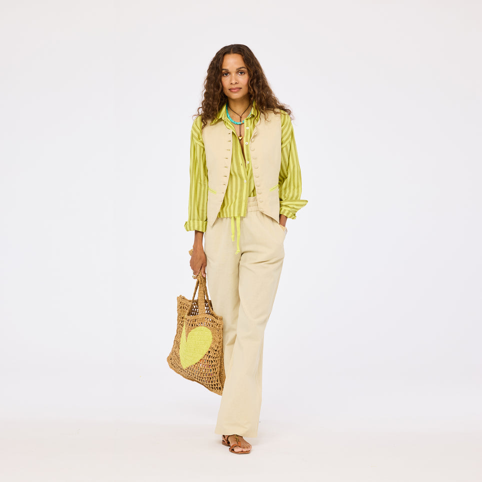 KR262-2233-kerri-rosenthal-tia-faded-stripe-shirt-in-cactus-dark-citron-1
