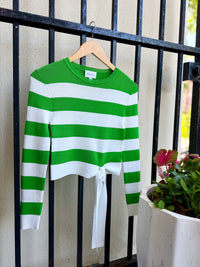 KUT746-milly-gia-stripe-waist-tie-knit-pullover-in-green-white-1