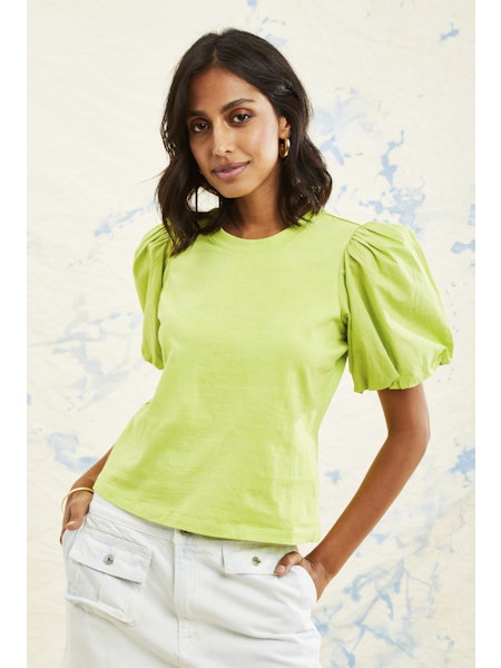 Lali Tee in Lime