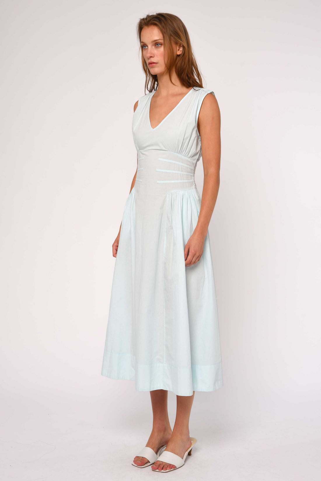 ice blue midi dress Love the Label Vesna Maxi Dress in Ice Blue – Poppy's of Atlanta