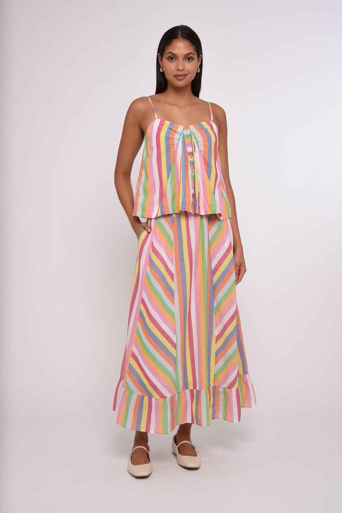 Nova Top in Surya Stripe