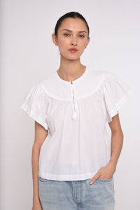 Kinsley Top in Bright White
