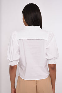 Zinny Top in Bright White