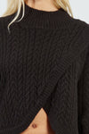 LAL625DN-molly-bracken-criss-cross-cable-knit-sweater-in-black-1