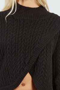 LAL625DN-molly-bracken-criss-cross-cable-knit-sweater-in-black-1