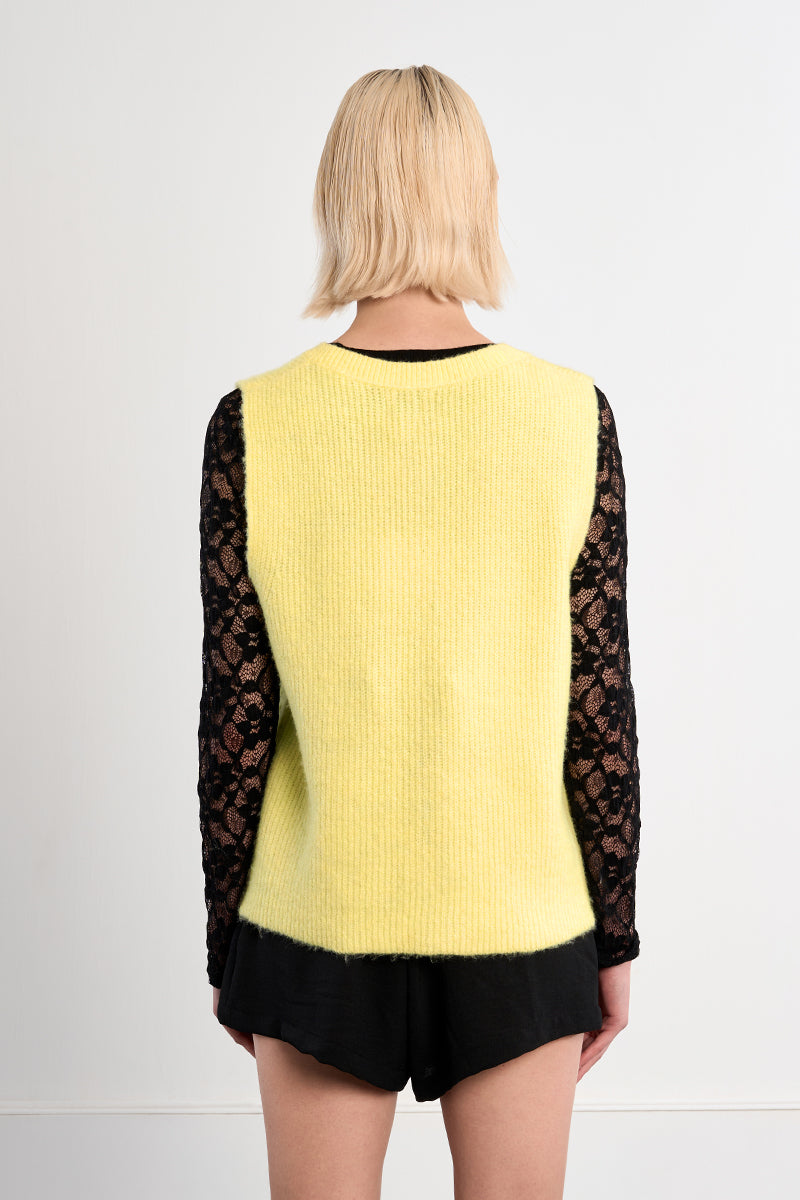 LAL678EP-molly-bracken-sleeveless-knit-cardigan-in-yellow-1