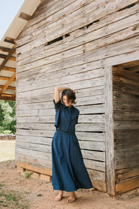 Pavillion Skirt in Navy