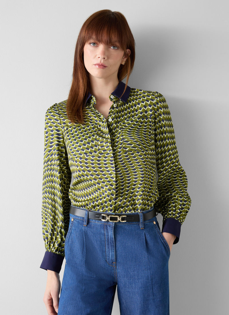 LK-bennett-henri-graphic-shirt-in-green-multi-1