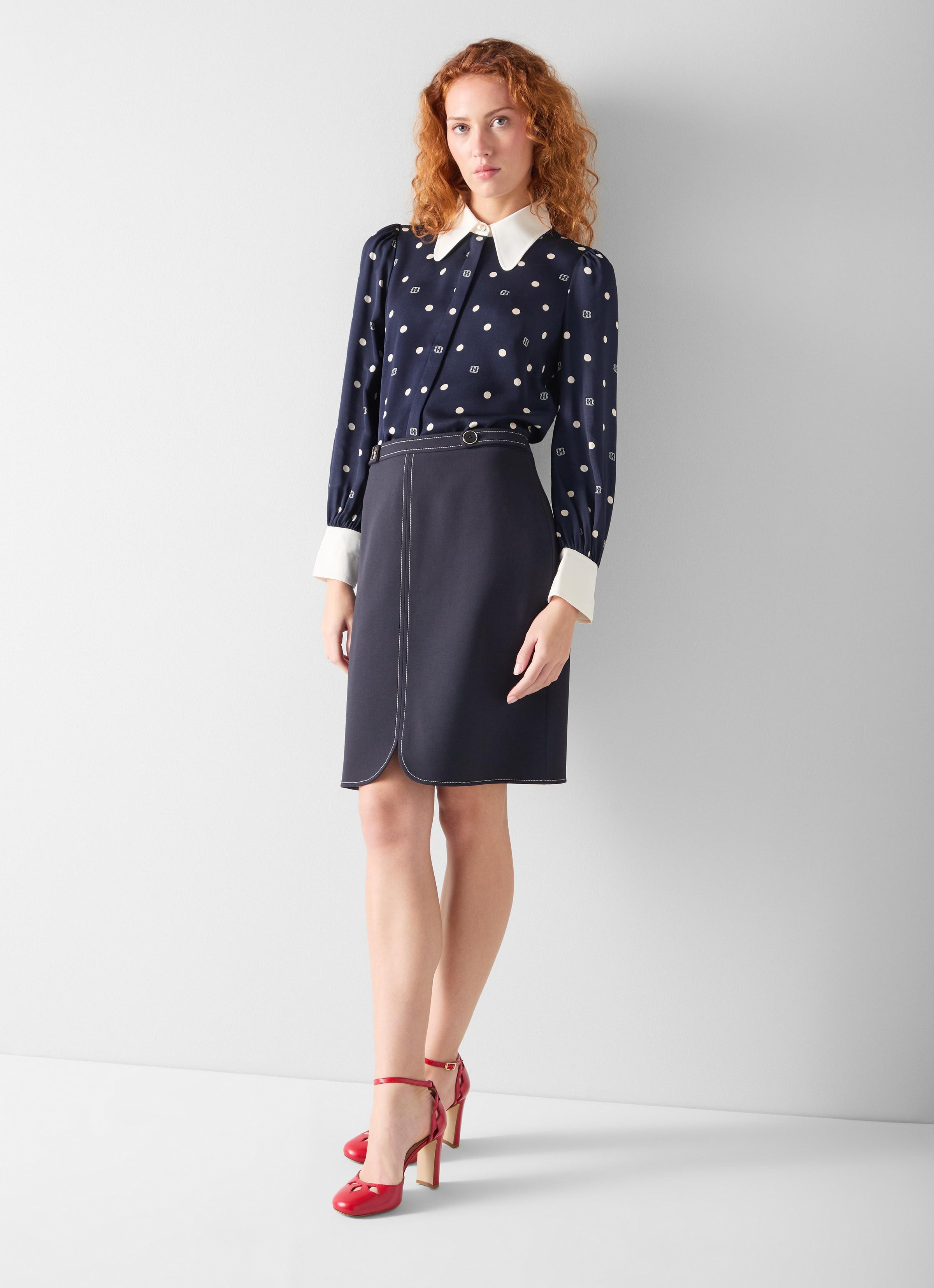 LK-bennett-sonya-cuff-logo-spot-blouse-in-navy-1