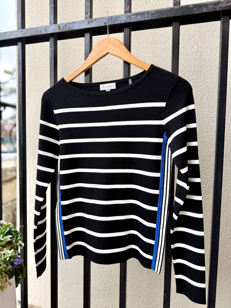 LSSN6-212-kinross-cashmere-fitted-ribbed-stripe-boatneck-sweater-in-black-white-anchor-1