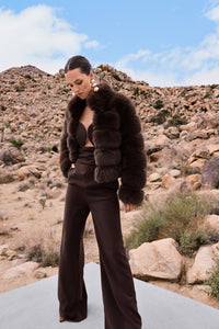 Lisa-Maree-elevated-evenings-faux-fur-jacket-brown-1