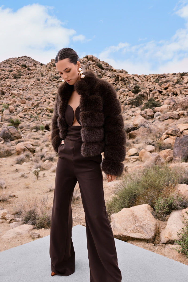 Lisa-Maree-elevated-evenings-faux-fur-jacket-brown-1