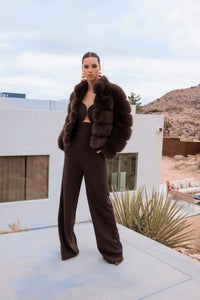 Lisa-Maree-elevated-evenings-faux-fur-jacket-brown-1