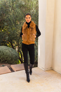 Lisa-Maree-the-atrium-fur-vest-tan-1