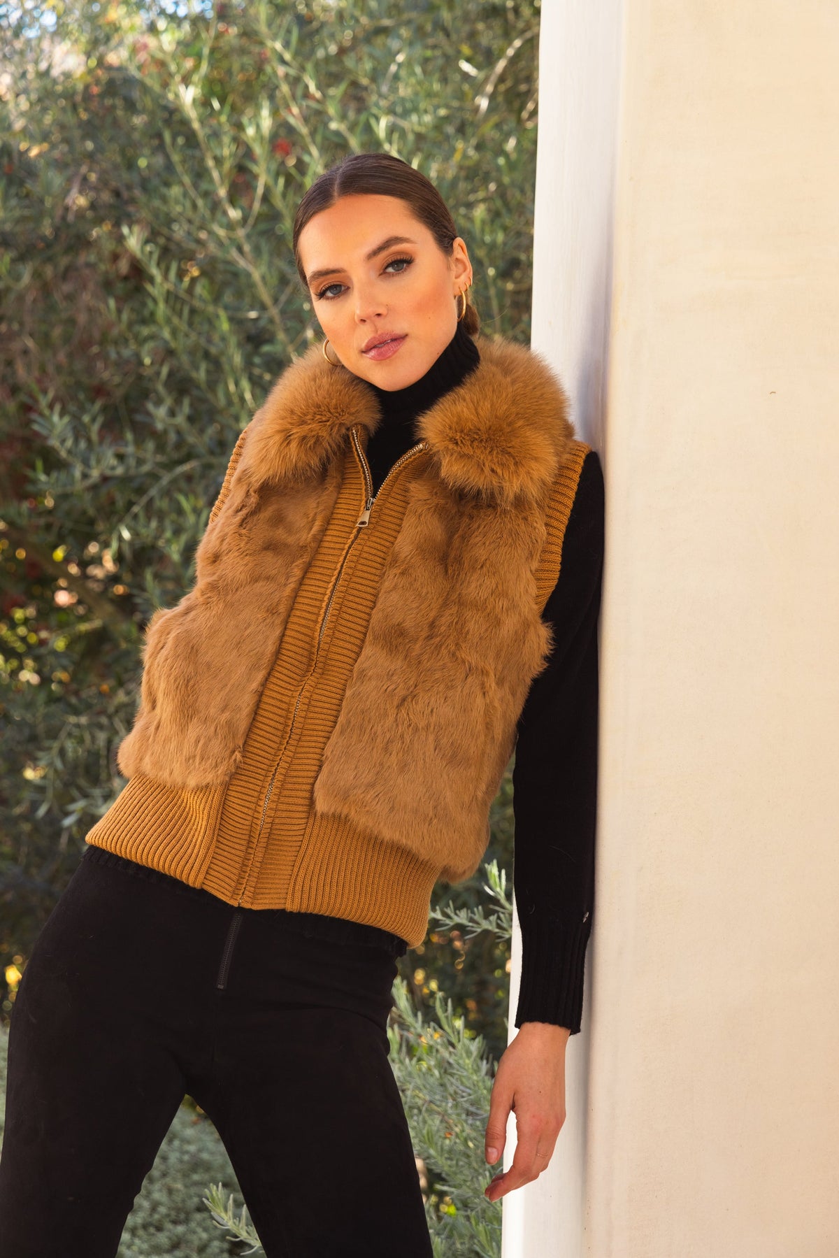 Lisa-Maree-the-atrium-fur-vest-tan-1
